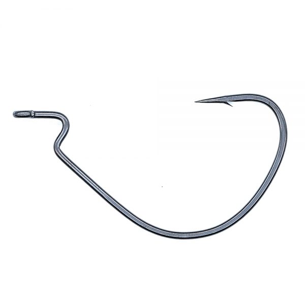The Bulky Stage Muscle Gap Bass Fishing Hook is one of Hayabusa Fishing's specialty fishing hooks to be used with soft plastic frogs, big soft plastic worms, and large soft plastic swimbaits.