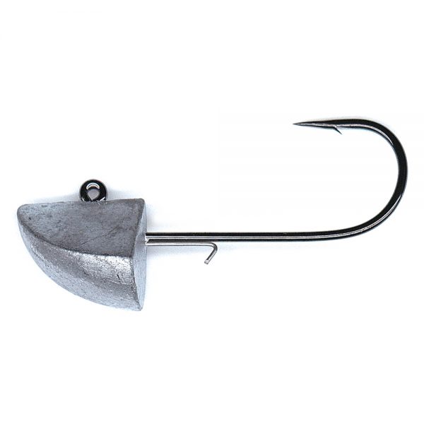 The Hayabusa Fishing Power Delta Weighted Swimbait Bass Fishing Hook works with soft plastic baits to catch big largemouth bass, big smallmouth bass, and big spotted bass.