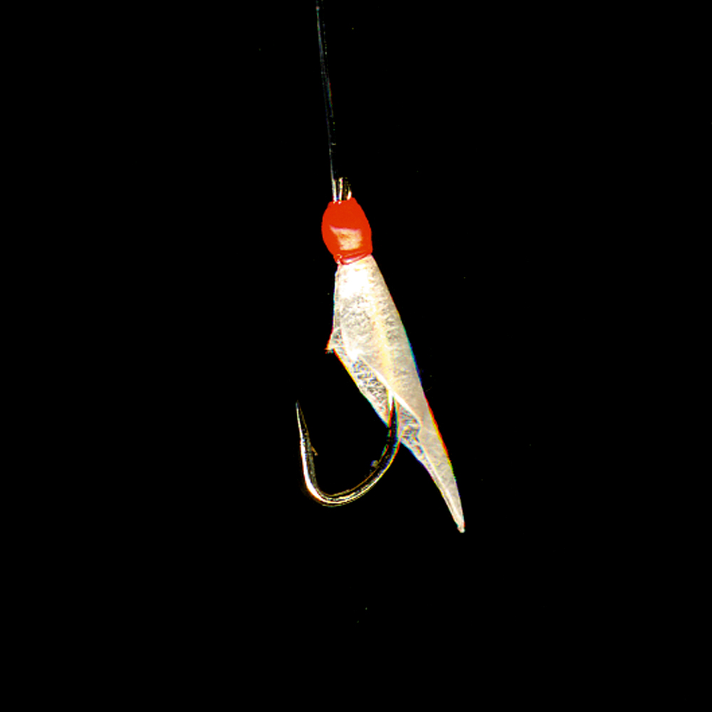 Hayabusa Fishing Mix-Flasher & Mackerel Fish Skin 6 Hook Sabiki Rig Color Aurora Finish 6