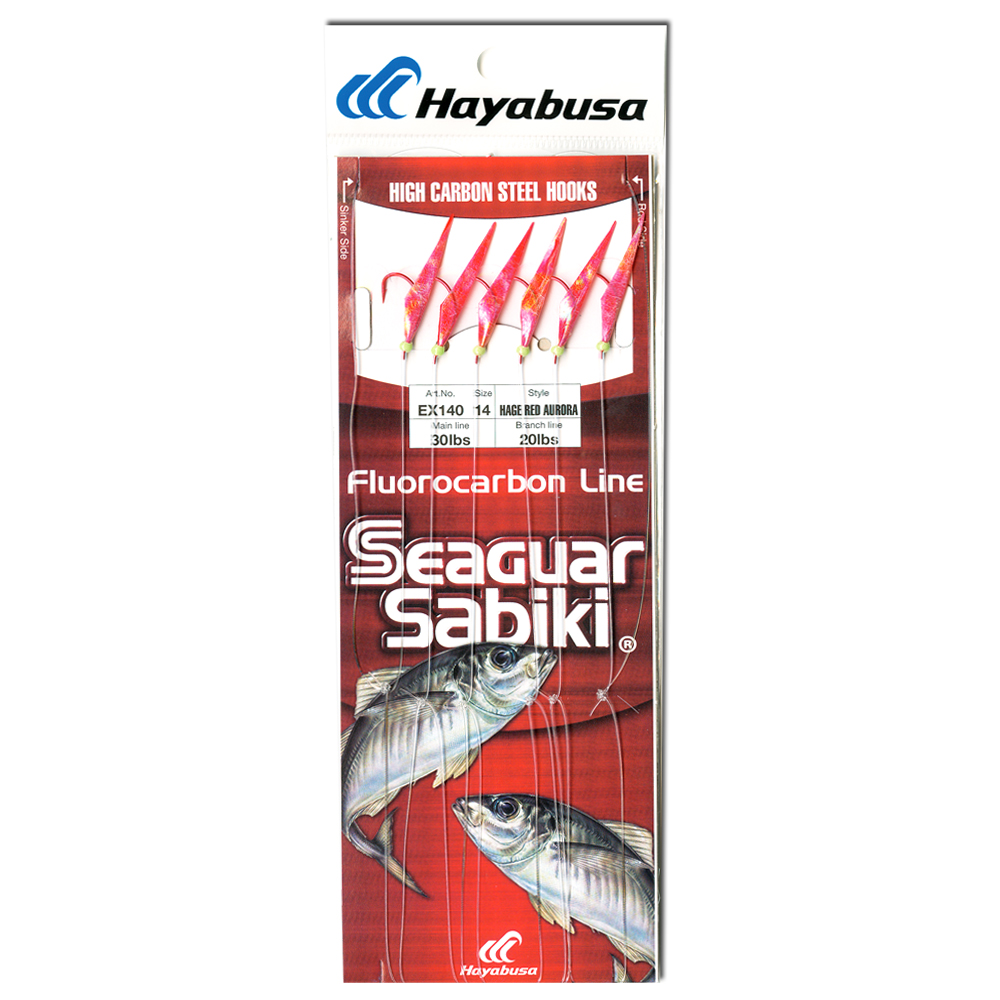Sabiki® EX140 - Hage Red Fish Skin - Aurora Finish