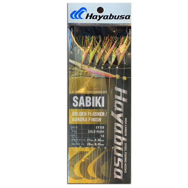 Sabiki® EX128 - Golden Flasher - Hayabusa Fishing USA